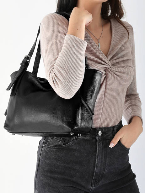 Shoulder Bag Caviar Leather Milano Black caviar CA24065 other view 1