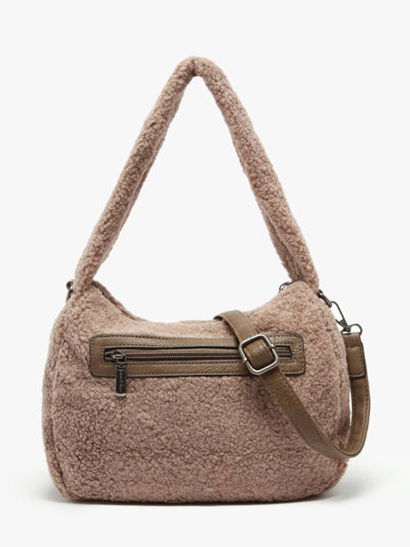 Sac Bandoulière Fur Miniprix Beige fur 3927 vue secondaire 3