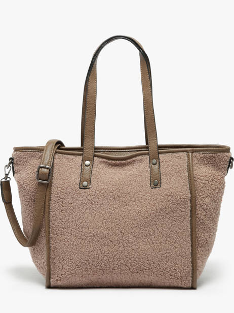 Shoulder Bag Miniprix Beige fur 3922