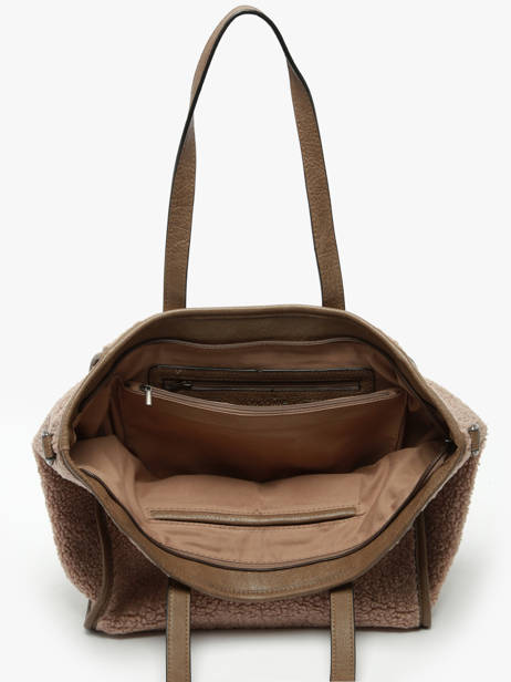 Shoulder Bag Miniprix Beige fur 3922 other view 2