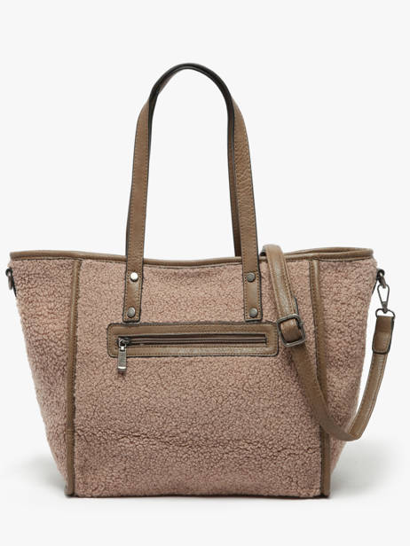 Shoulder Bag Miniprix Beige fur 3922 other view 3
