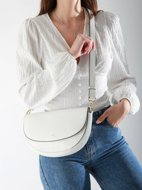 Shoulder Bag Tradition Leather Etrier White tradition ETRA065M other view 1