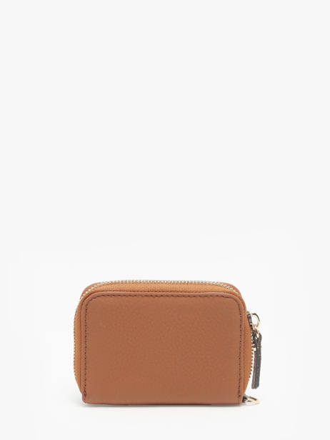 Coin Purse Equestre Leather Etrier Brown equestre EEQT090S other view 4
