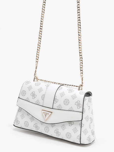 Shoulder Bag Izzy Polyurethane Guess White izzy PG952121 other view 2