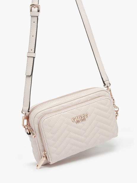 Shoulder Bag Eco Carly Polyurethane Guess Beige eco carly QG950814 other view 2