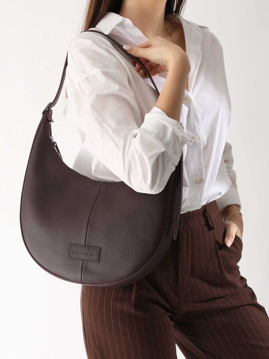 Longchamp Essential cuir Hobo bag Violet