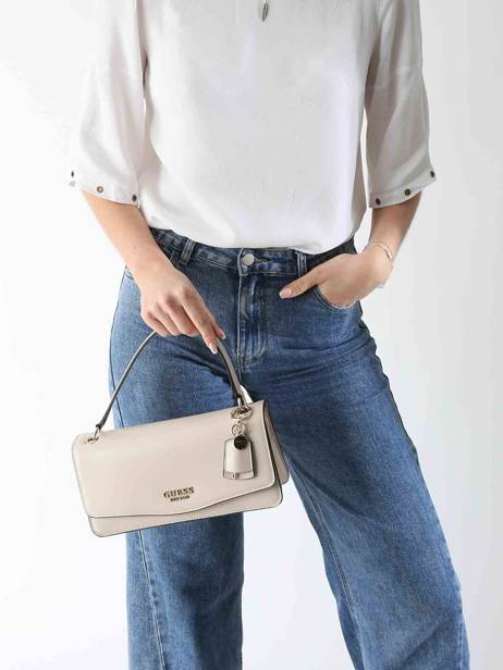 Shoulder Bag Eco Evaine Polyurethane Guess Beige eco evaine VG953520 other view 1