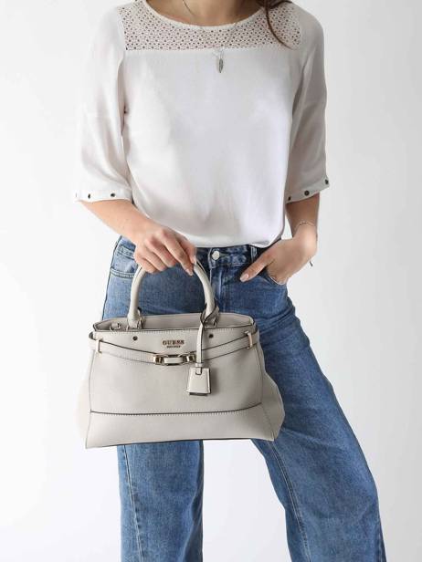 Satchel Sylvie Guess Beige sylvie BG952706 other view 1