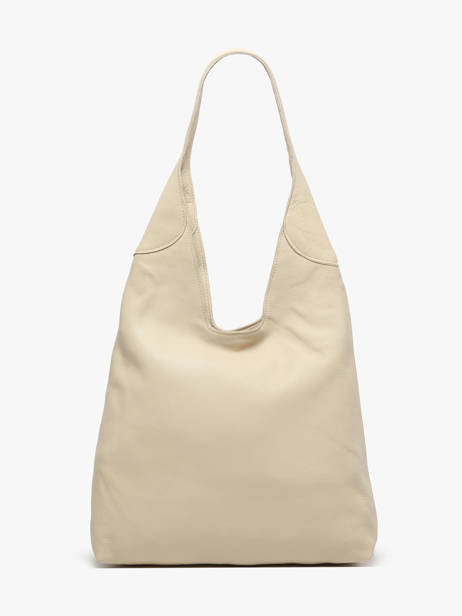 Shoulder Bag Cow Leather Basilic pepper Beige cow BCOW2M other view 4