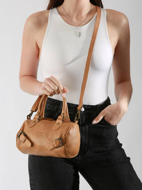 Crossbody Bag Strappy Leather Basilic pepper Brown strappy BSTR01 other view 2