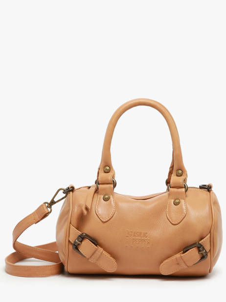 Crossbody Bag Strappy Leather Basilic pepper Brown strappy BSTR01