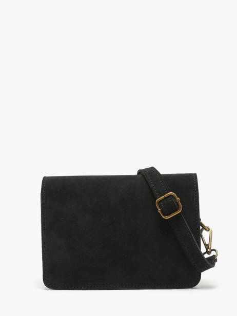 Shoulder Bag Velvet Leather Milano Black velvet VE24115 other view 4