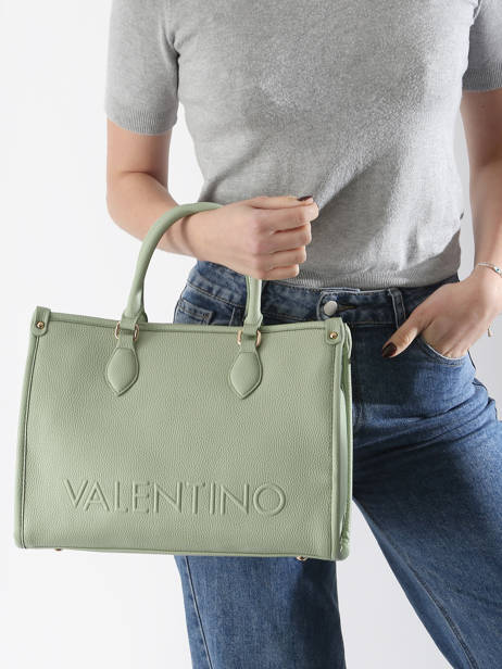 Satchel Rised Re Valentino Green rised re VBS8P904 other view 1