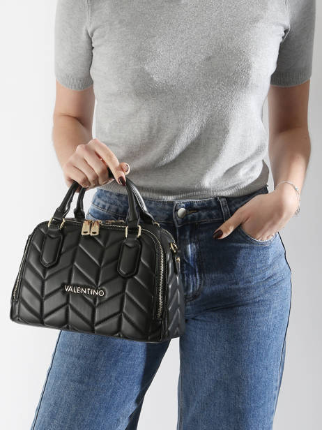 Satchel Petal Re Valentino Black petal re VBS8PA23 other view 1