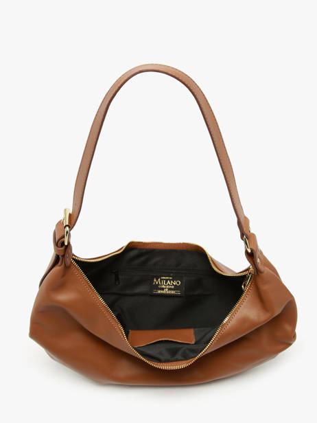Shoulder Bag Sauvage Leather Milano Brown sauvage SA24111 other view 3