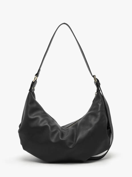 Shoulder Bag Sauvage Leather Milano Black sauvage SA24111 other view 4