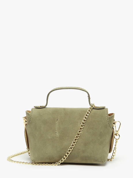 Crossbody Bag Velvet Leather Milano Green velvet VE24117 other view 4