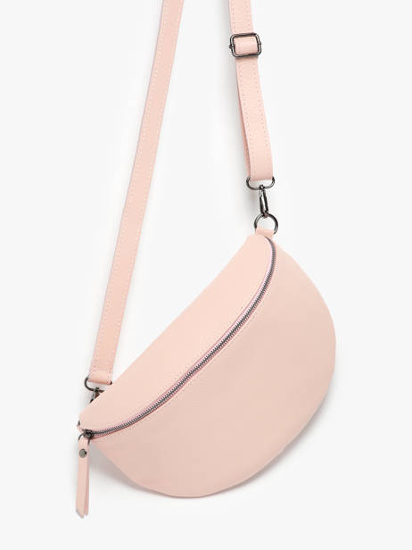 Leather Caviar Belt Bag Milano Pink caviar CA21123 other view 2