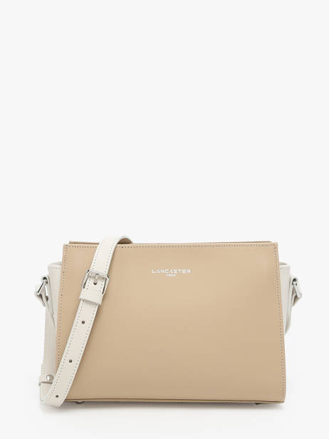 Shoulder Bag Smooth Leather Lancaster Beige smooth 437-02
