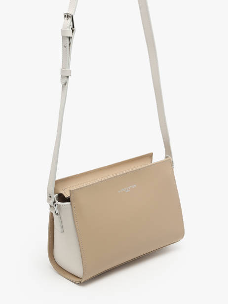 Shoulder Bag Smooth Leather Lancaster Beige smooth 437-02 other view 2