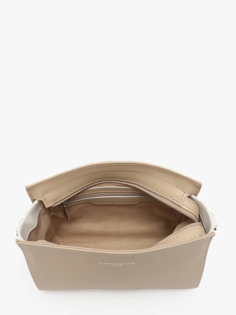 Shoulder Bag Smooth Leather Lancaster Beige smooth 437-02 other view 3