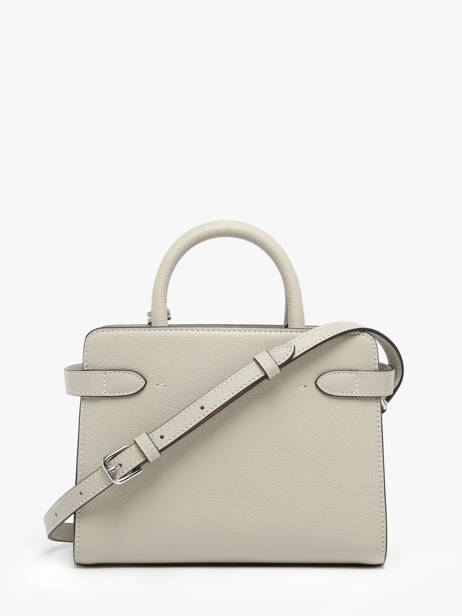 Small Leather Emilie Handbag Le tanneur Gray emily PB328670 other view 4
