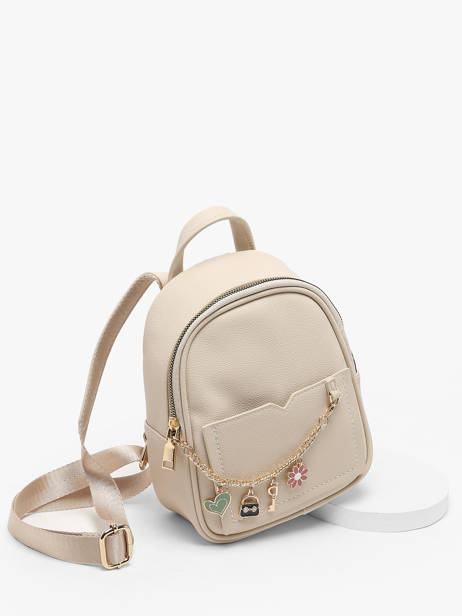 Backpack Torrow Beige girly TGIR03 other view 2