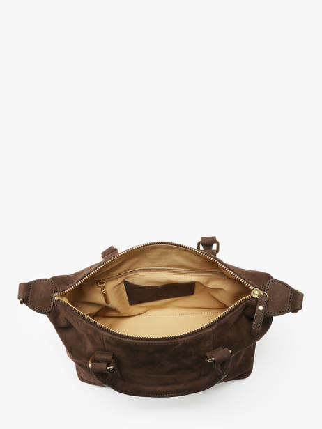 Sac PortÃ© Main Vintage Cuir Nat et nin Marron vintage MTHYLANE vue secondaire 3