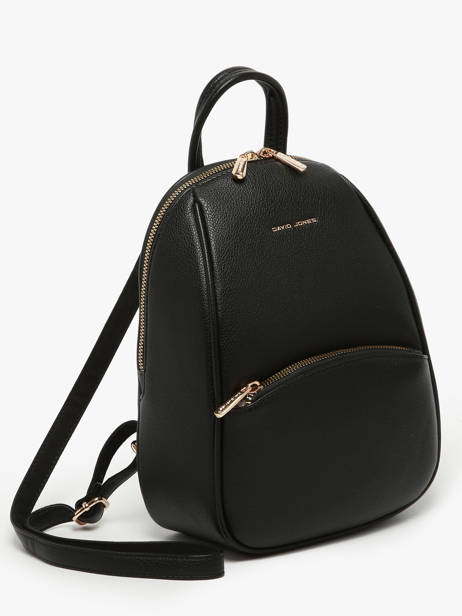 Backpack David jones Black amsterdam CM7325 other view 2