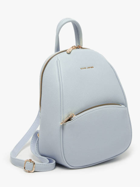 Backpack David jones Blue amsterdam CM7325 other view 2