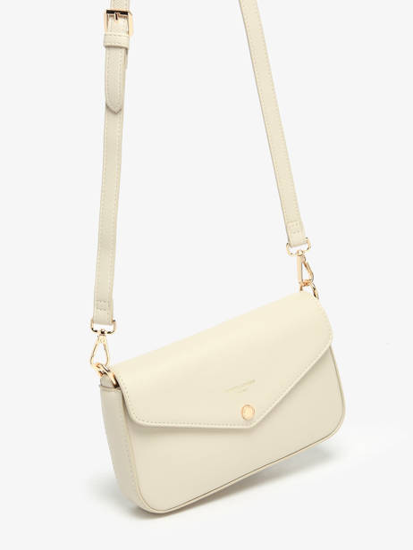 Shoulder Bag Saffiano David jones Beige saffiano CM6120H other view 2