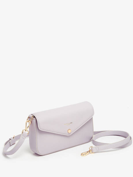 Shoulder Bag Saffiano David jones Violet saffiano CM6120H other view 2