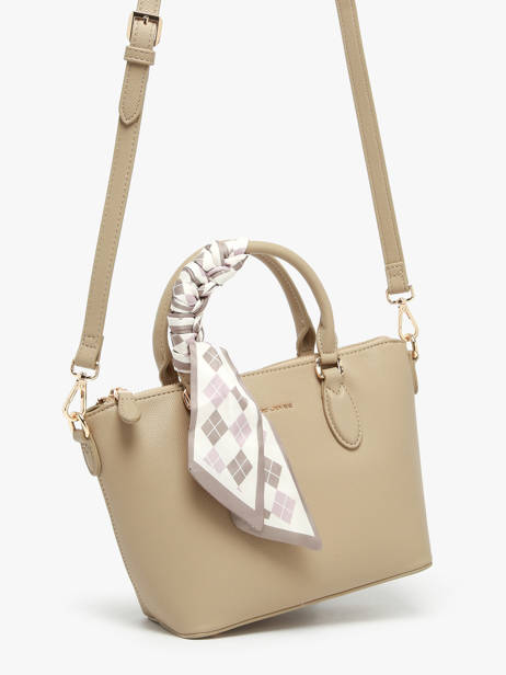 Satchel Saffiano David jones Brown saffiano CM7347 other view 2