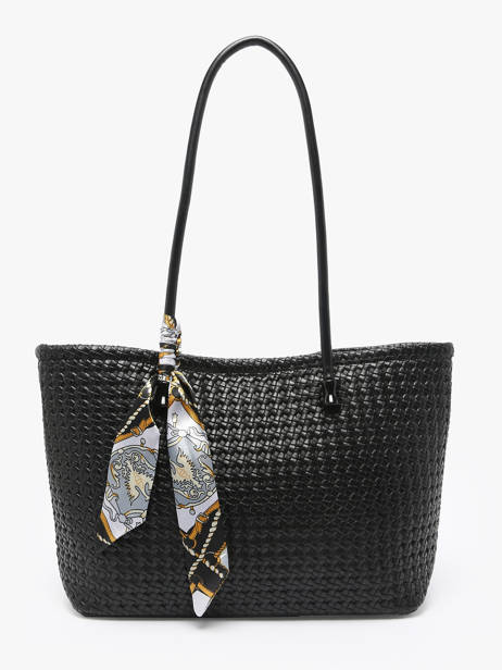 Shoulder Bag Braided Miniprix Black braided A9113