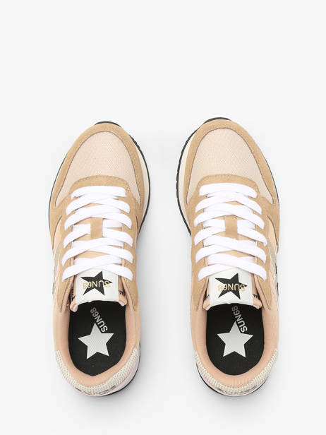 Sneakers Stargirl Glitter Sun68 Beige women Z35212 other view 4