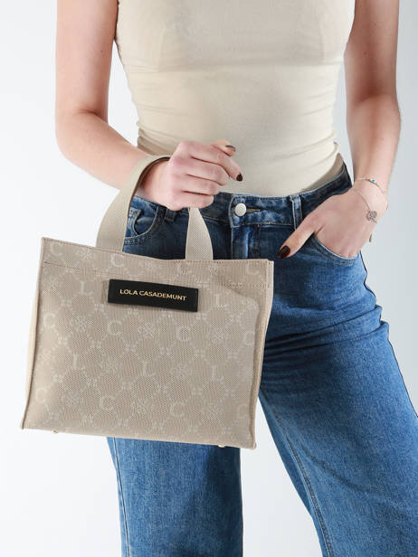 Satchel Print Lola casademunt Beige print 11 other view 1