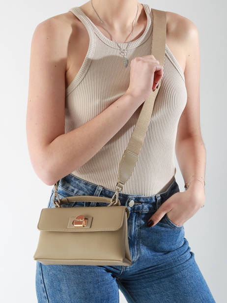 Crossbody Bag Saffiano David jones Brown saffiano CM7211H other view 1