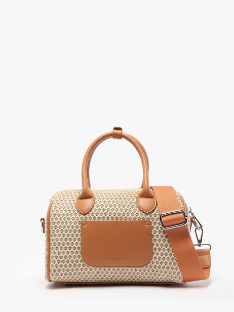 Satchel Resille Vanessa wu Brown resille MA0123 other view 4