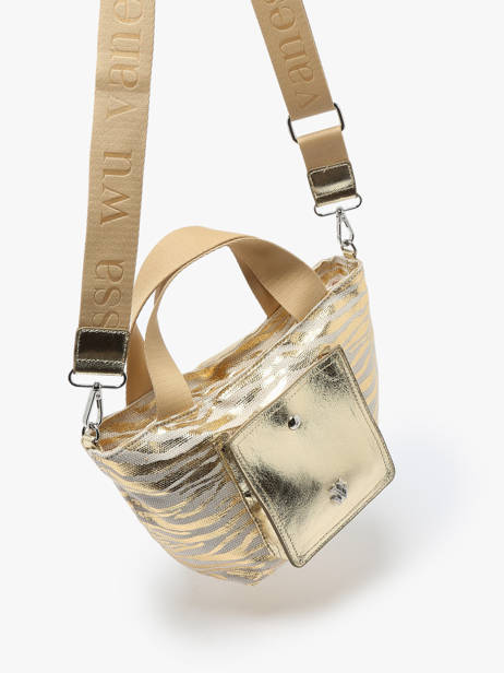 Satchel Leopard Vanessa wu Gold leopard MA0134 other view 2