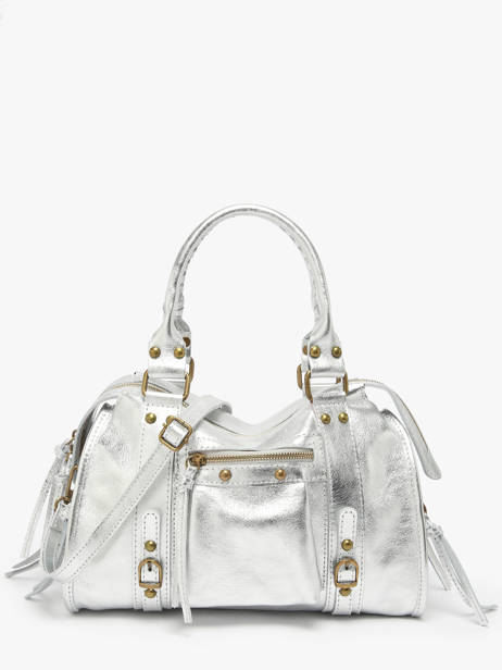 Shoulder Bag Nine Leather Milano Silver nine NI24092