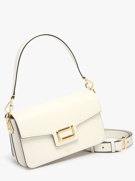Sac PortÃ© Ã©paule Angele Cuir Lancel Beige angele A13149 vue secondaire 2