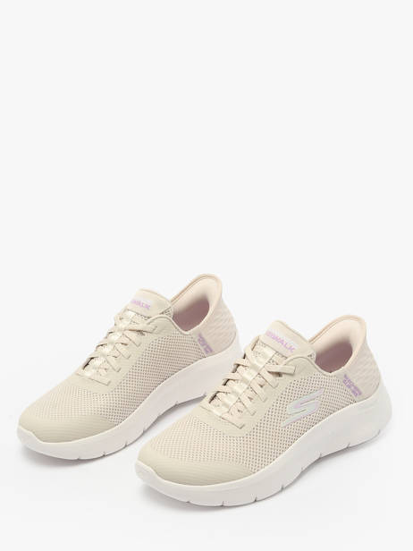 Sneakers Slip-ins Skechers Beige women 124836 other view 2