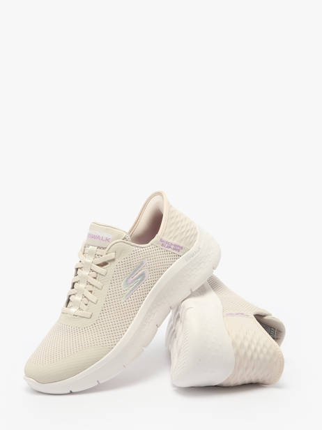 Sneakers Slip-ins Skechers Beige women 124836 other view 3