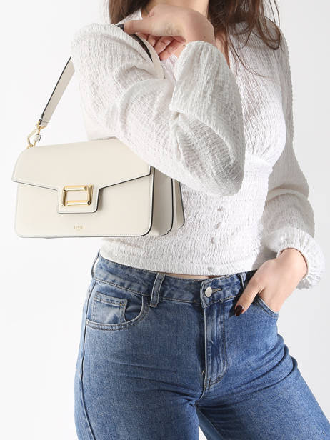 Sac PortÃ© Ã©paule Angele Cuir Lancel Beige angele A13149 vue secondaire 1