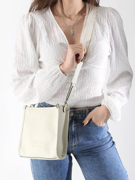 Crossbody Bag Jour Leather Lancel Beige jour A13172 other view 1