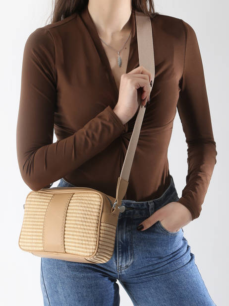 Sac BandouliÃ¨re Cannes Torrow Beige cannes TCAN01 vue secondaire 1
