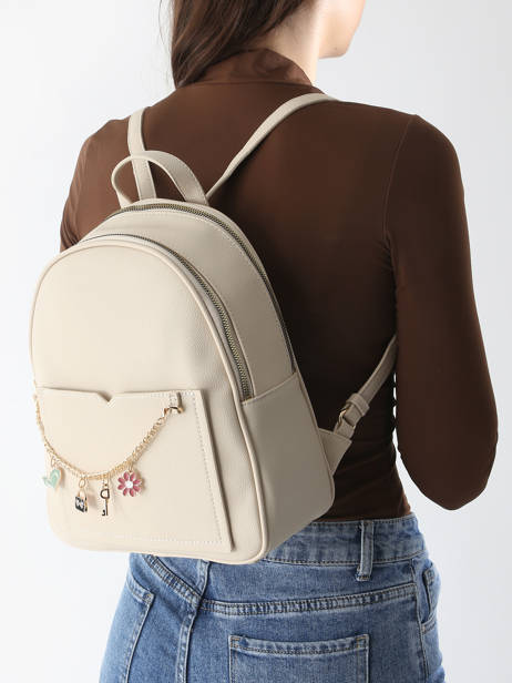 Backpack Torrow Beige girly TGIR01 other view 1