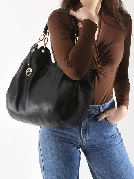 Shoulder Bag Plum Torrow Black plum TPLU02 other view 1