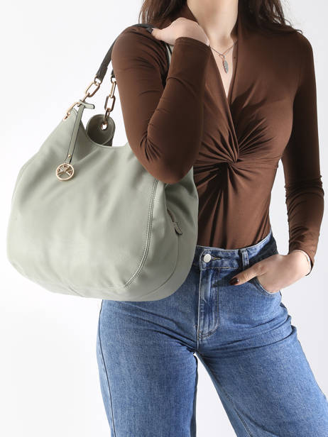 Shoulder Bag Plum Torrow Green plum TPLU02 other view 1