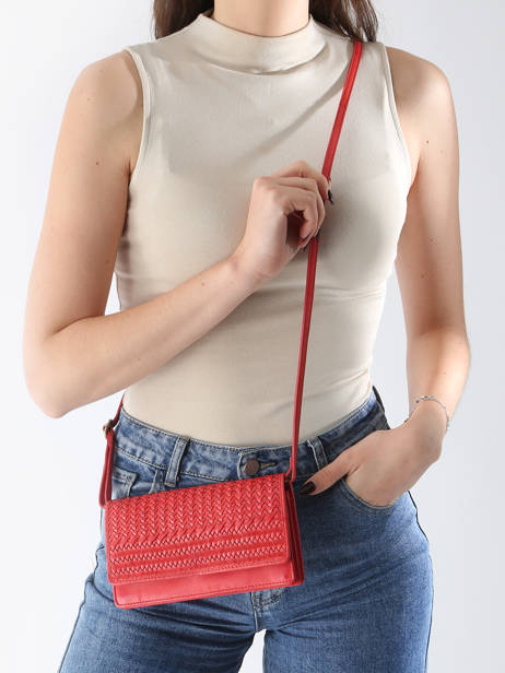Shoulder Bag Heritage Leather Biba Red heritage ROU1L other view 1